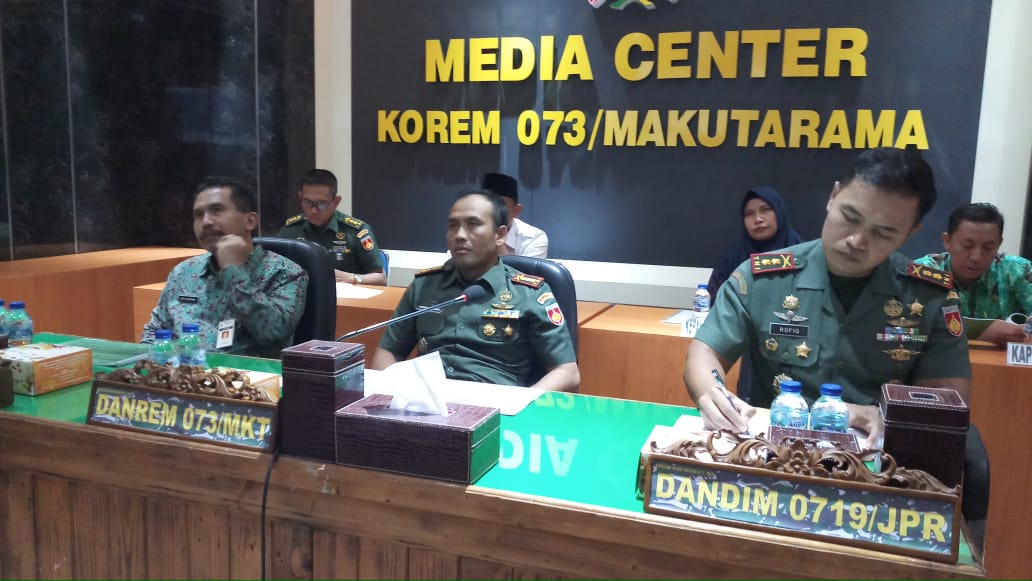 Jelang Pembukaan TMMD Ke-115, Danrem 073/Makutarama Vicon Dengan Aster Kasad